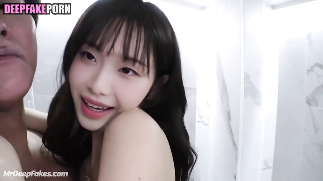 Lover fucking Chuu (츄 이달의 소녀) in a big jacuzzi / pov sex scenes