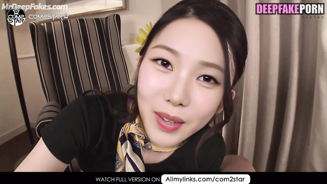 Oily sex exercises with pretty brunette Karina (카리나 에스파) pov face swap