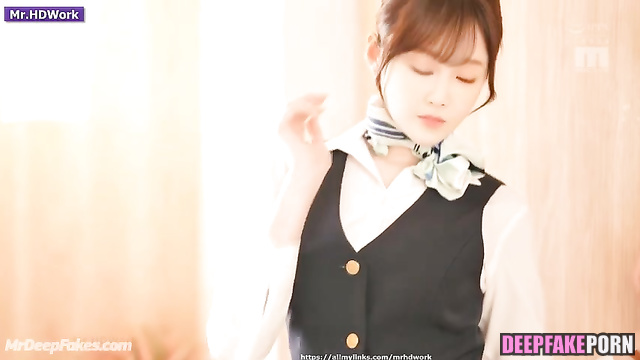 少女時代 SNSD I enjoy sexuality of stewardess Jessica ディープフェイク deepfake