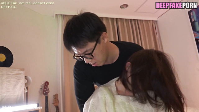 Friends party turned into drunk foursome (アイヴ セックスシーン) Wonyoung A.I.