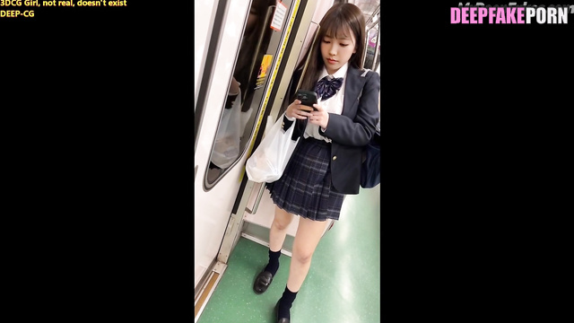 Busty babe from high school having sex with mature man, ai Karina 카리나 에스파