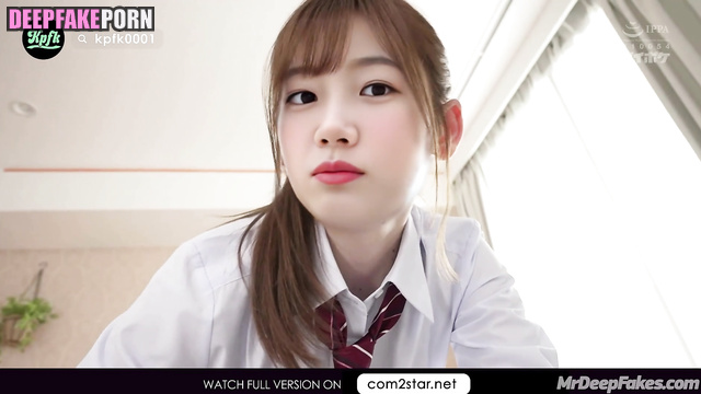 Slutty schoolgirl wanna sex after lessons - ルセラフィム 本物の偽物 - fake Kazuha