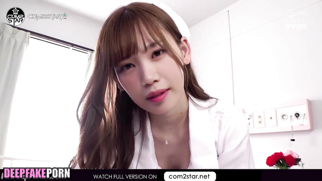Sexy nurse wanna care of your cock / アイズワン セックスシーン fake Chaewon