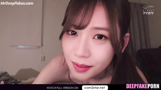 Pretty Jisoo sucking your tongue and getting excited, ai scene / 지수 블랙핑크