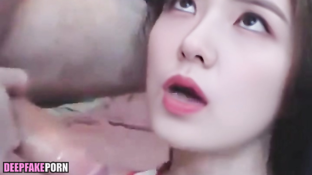 She wanted cunni, but was fucked in mouth - fake Irene (아이린 레드벨벳) [PREMIUM]