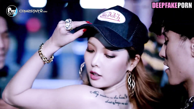 (김현아 원더걸스) slutty HyunA taking part in dissolute party - face swap [PREMIUM]