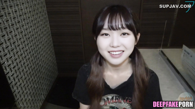 Cute teen fucked with teacher with a condom / fake Karina (카리나 에스파) [PREMIUM]