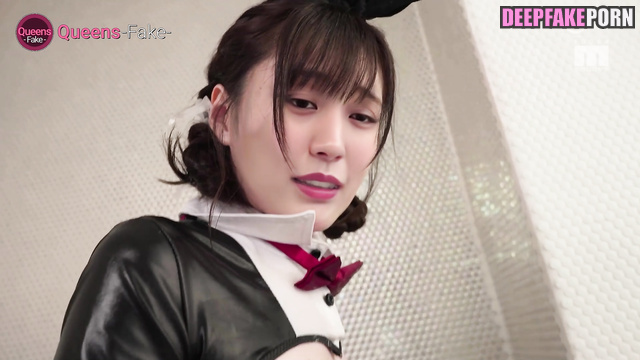 Sexy Kaki Haruka (賀喜 遥香 乃木坂46) fucked in fetish leather suit - fakeapp [PREMIUM]