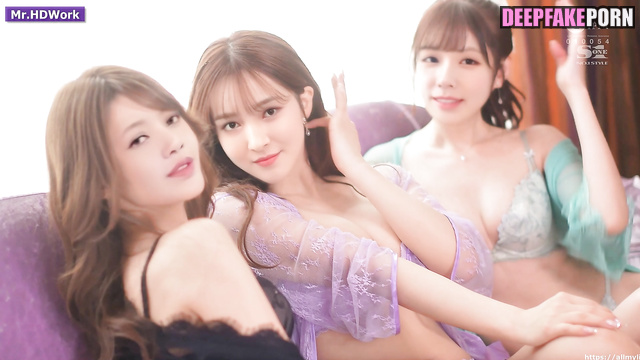 Fake Nancy, Miyeon and Lisa in hot New Year home porn モモランド 本物の偽物 / [PREMIUM]