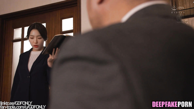 Cock her boss will give her a promotion (새롬 프로미스나인) Saerom fakeapp / [PREMIUM]