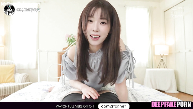 Pretty brunette licking cock so tender, Winter pov adult tape / 윈터 에스파