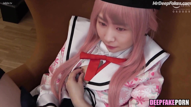 Fucker watching her cute masturbation (あらがき ゆい 本物の偽物) Yui Aragaki A.I.