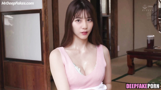 Dirty Nao Kosaka (小坂 菜緒 日向坂46) wanna fuck asian worker - real fake