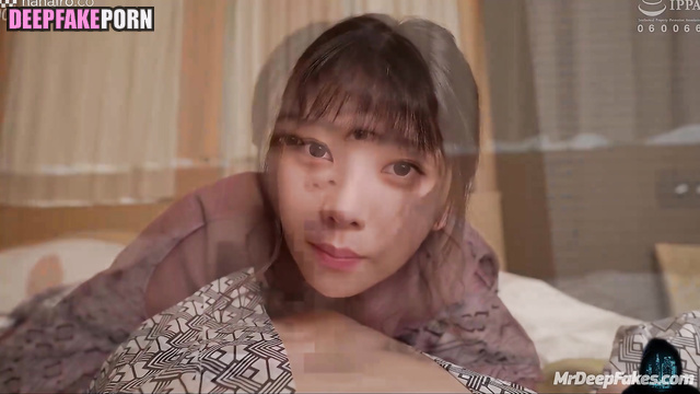 Cool oral sex after spa procedures (카리나 에스파) - Karina face swap