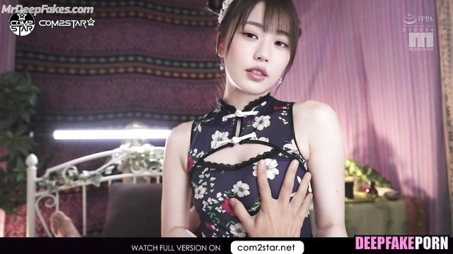 アイヴ ディープフェイクビデオ handjob in asian massage parlor / Wonyoung (real fake)