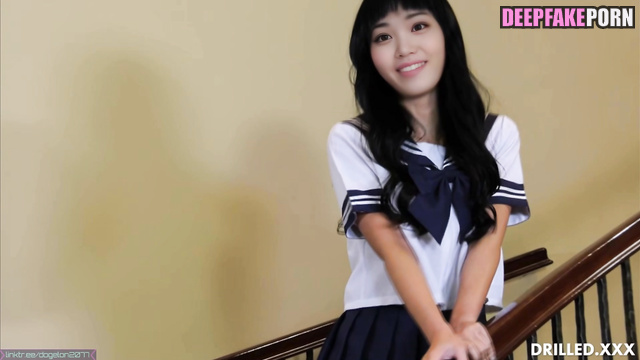 Babe dressed up as schoolgirl for fuck with you Chaewon ai アイズワン 本物の偽物 [PREMIUM]