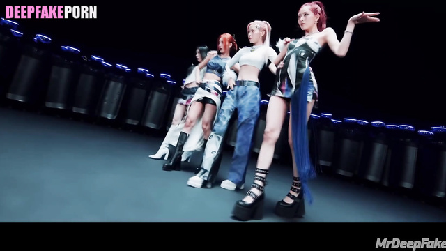 있지 딥페이크 영상 ITZY babes sucking better than dancing - pmv face swap