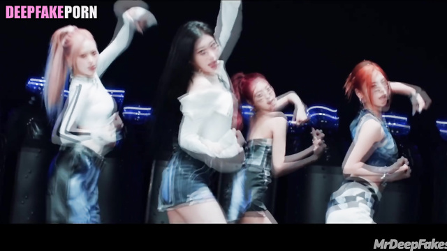 있지 딥페이크 영상 ITZY babes sucking better than dancing - pmv face swap