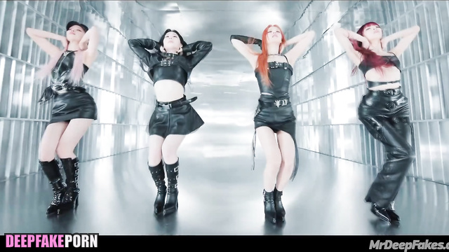 있지 딥페이크 영상 ITZY babes sucking better than dancing - pmv face swap