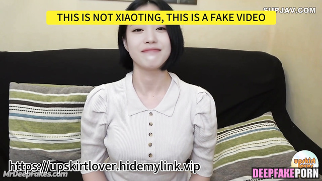 ケプラー ディープフェイクビデオ fake Xiaoting wanna be your first