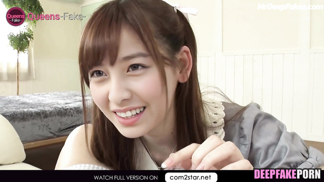 Housemaid wanna play with cock her boss 橋本 環奈 セックステープ ai Kanna Hashimoto