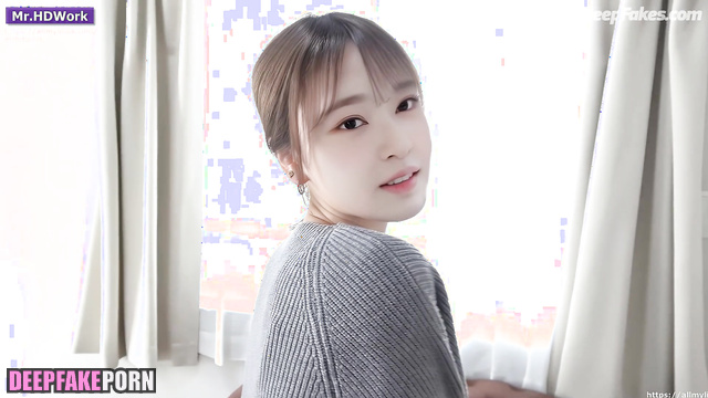 She never swallowed cum (アイズワン ディープフェイクビデオ) - Minju in adult tapes