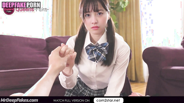 Her first time with a random sperm / Kanna Hashimoto (橋本 環奈 本物の偽物) - A.I.