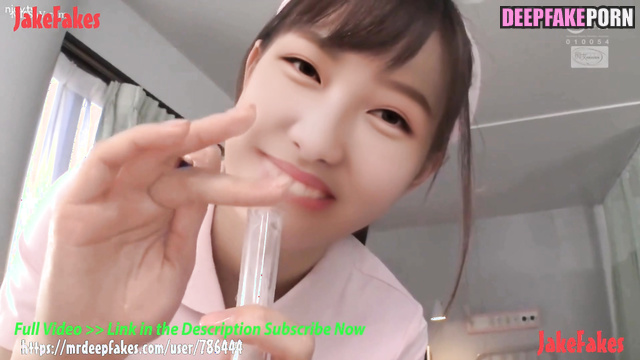 Cute nurse Nayeon (トゥワイス ディープフェイクビデオ) taking care of her patient, A.I.