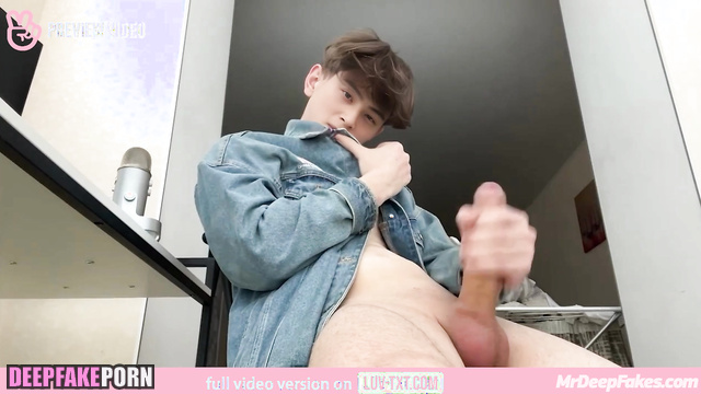 アストロ ディープフェイクビデオ handsome Cha Eunwoo jerking off and dreaming on you, ai
