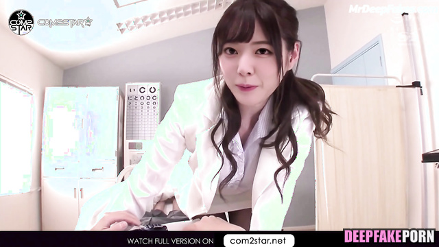 Sexy doctor wants to seduce you / (アイズワン ディープフェイクビデオ) Sakura face swap
