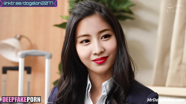 Office lady treated him a drink with Viagra - トゥワイス セックスシーン Momo fakeapp