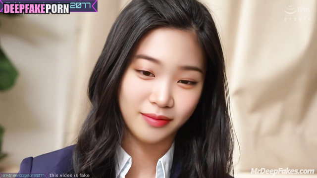 Korean 韓国語 idol Chaewon is making him feel incredible アイズワン IZ*ONE