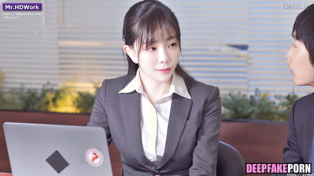 少女時代 SNSD Taeyeon is the best in pleasing her boss at work ポルノ porn