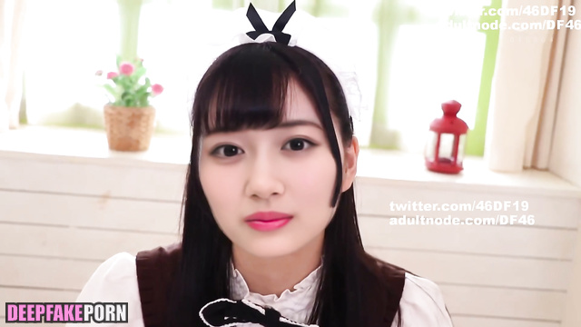 Cute maid Yamashita Mizuki - face swap porn [やました みづき 乃木坂46 ディープフェイク エロ] [PREMIUM]