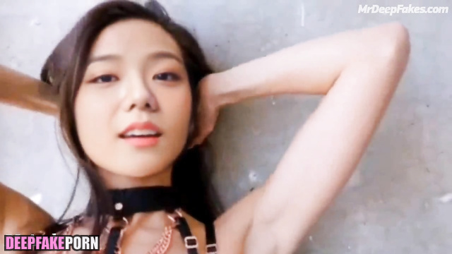 Hot deepfake threesome with petite Jisoo [BLACKPINK] = 지수 블랙핑크 가짜 포르노