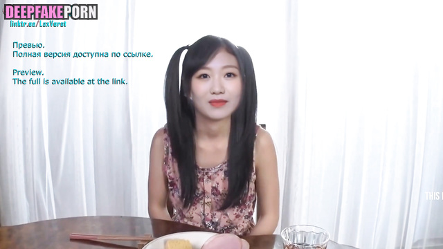 DeepFake Sujeong (Lovelyz) talks to man = 수정 러블리즈 딥페이크