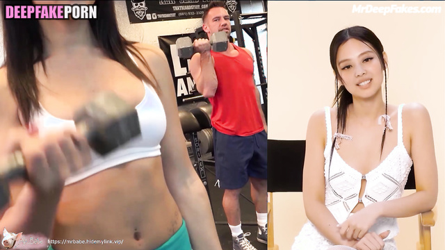 Sweaty fuck with trainer in the gym / 제니 블랙핑크 - Jennie deepfake video