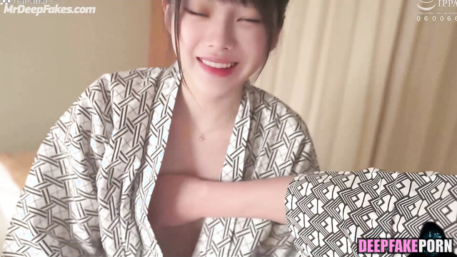 Fake Karina touching your cock so tender (by foots) 카리나 에스파