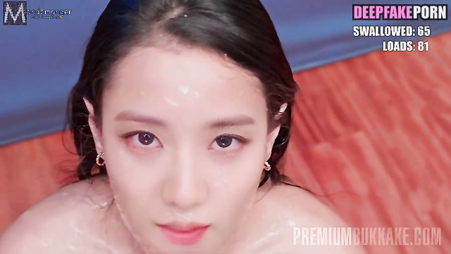 Her mouth got a lot of cum during bukkake party / Jisoo (지수 블랙핑크) A.I. [PREMIUM]