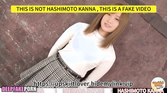 Everyone fucks her, Kanna Hashimoto loves it so much 橋本 環奈 本物の偽物 A.I.
