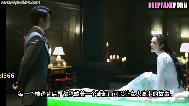 They fought for Gulinazha and she turned out to be a whore, ai 古力娜扎 换脸