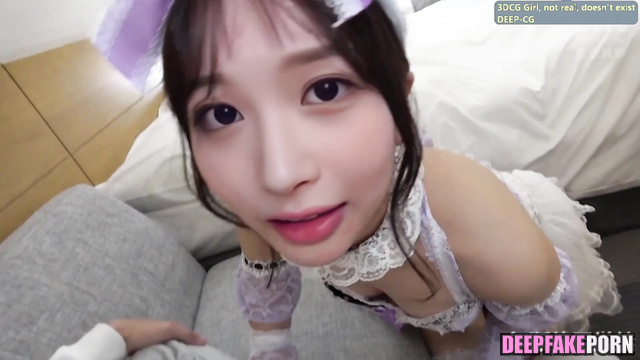 Pretty housemaid was given a pink dildo - Sullyoon fake porn / 설윤 엔믹스