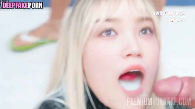 Celebrity sex Chaewon never swallowed so much cum 有名人のセックス アイズワン IZ*ONE [PREMIUM]