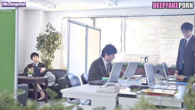 Office lady got pussy cumshot after her work / Karina (카리나 에스파) fakeapp