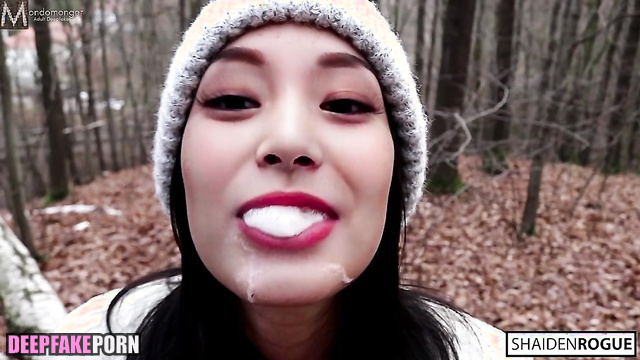 トゥワイス 本物の偽物 horny Tzuyu met a stranger in the park - adult tape [PREMIUM]