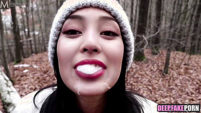 Oral love in autumn park / トゥワイス ディープフェイクビデオ - Jihyo hot sex tapes [PREMIUM]