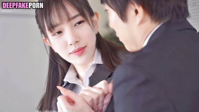 Lustful colleague fucked her right in the office / Suzy (수지 미쓰에이) A.I. [PREMIUM]