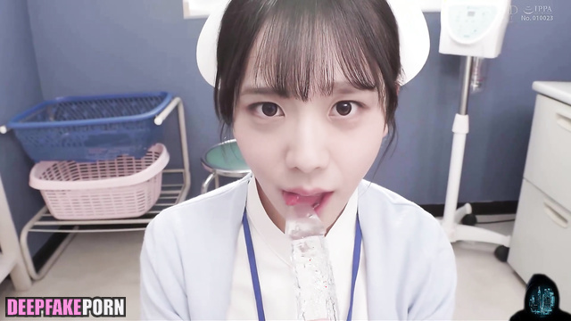 Poor nurse barely put the dick in mouth (지수 블랙핑크) Jisoo in ai scenes