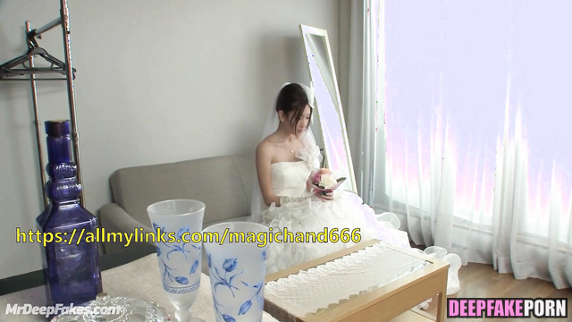 Naughty bride 林志玲 Lin Chi-ling cheats on her wedding day 真假的/real fake