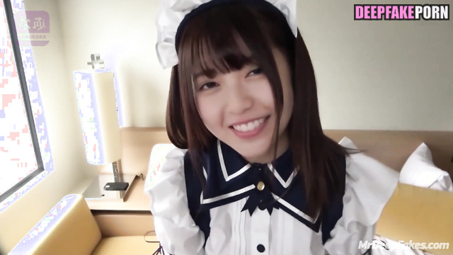 (齋藤 飛鳥 乃木坂46) pretty asian star Asuka Saito entertaining her fan, fakeapp